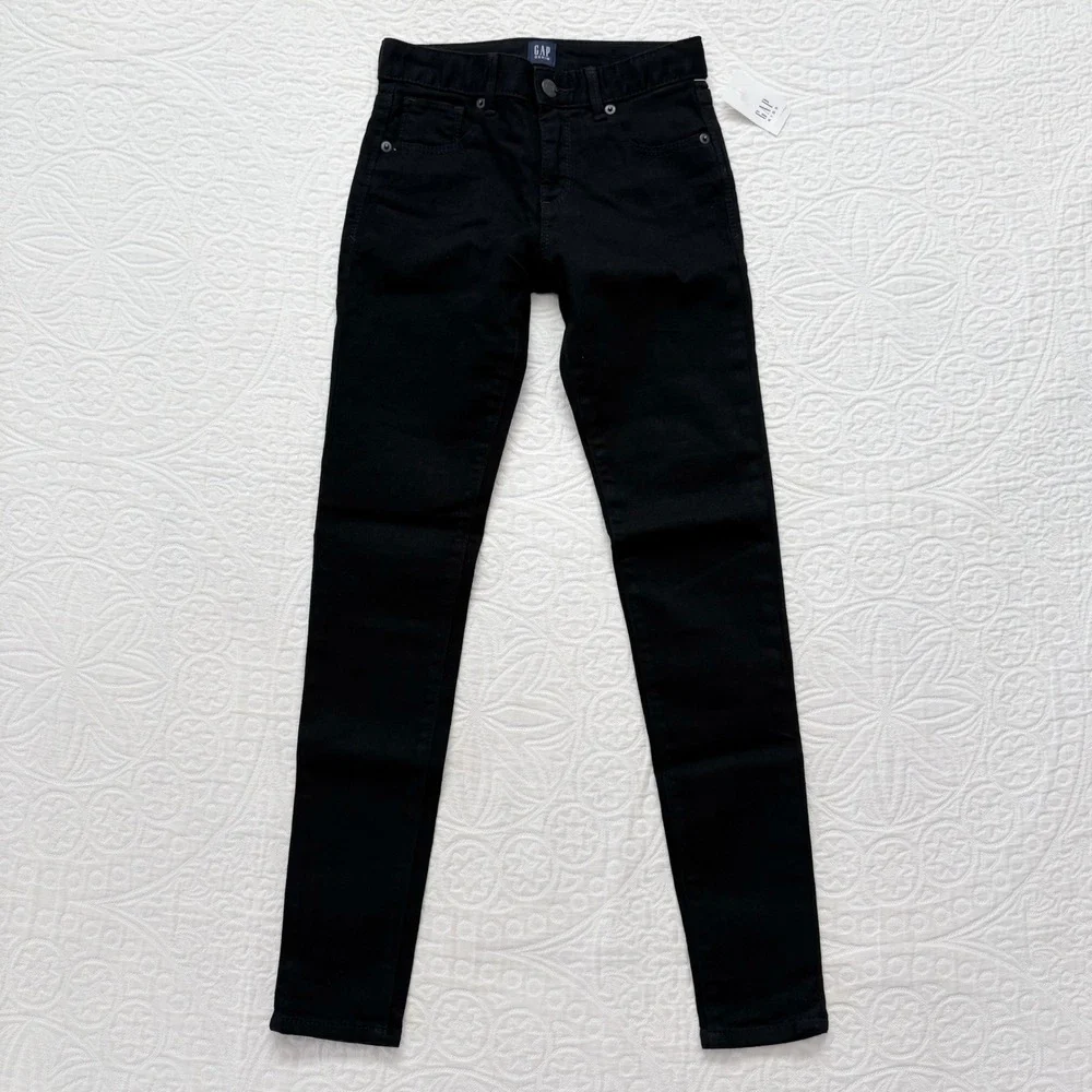 Gap Kids Super Skinny Stretch Jeans,‎ Black 12 Slim